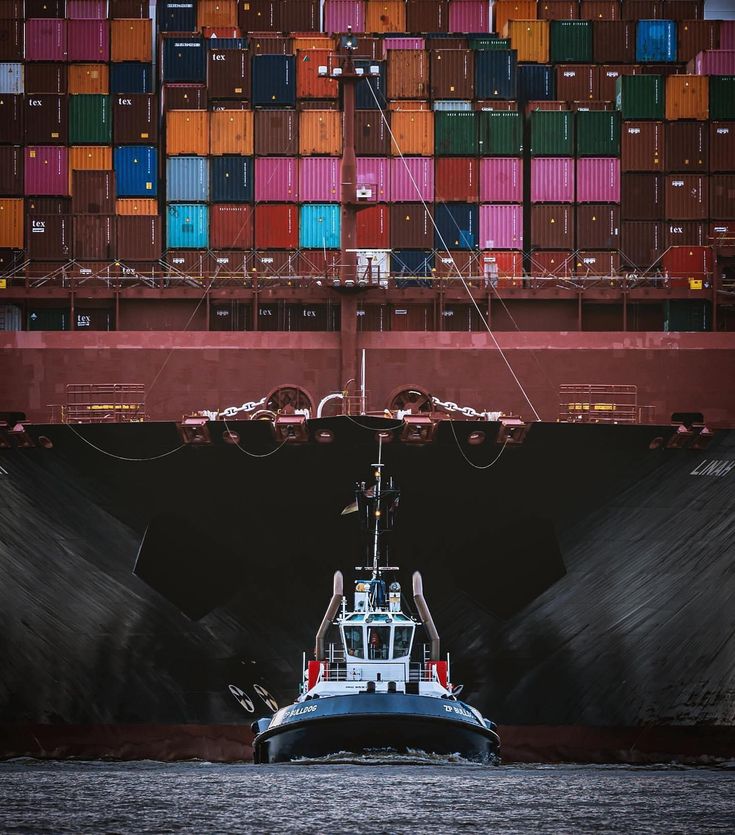 increasingly large ships transferring our lives
